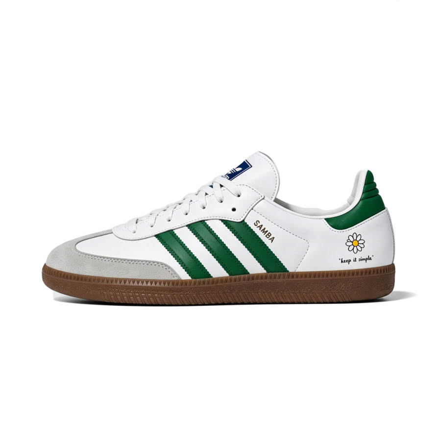 Adidas Originals SAMBA OG German Army Trainers Unisex Low Top Jasper