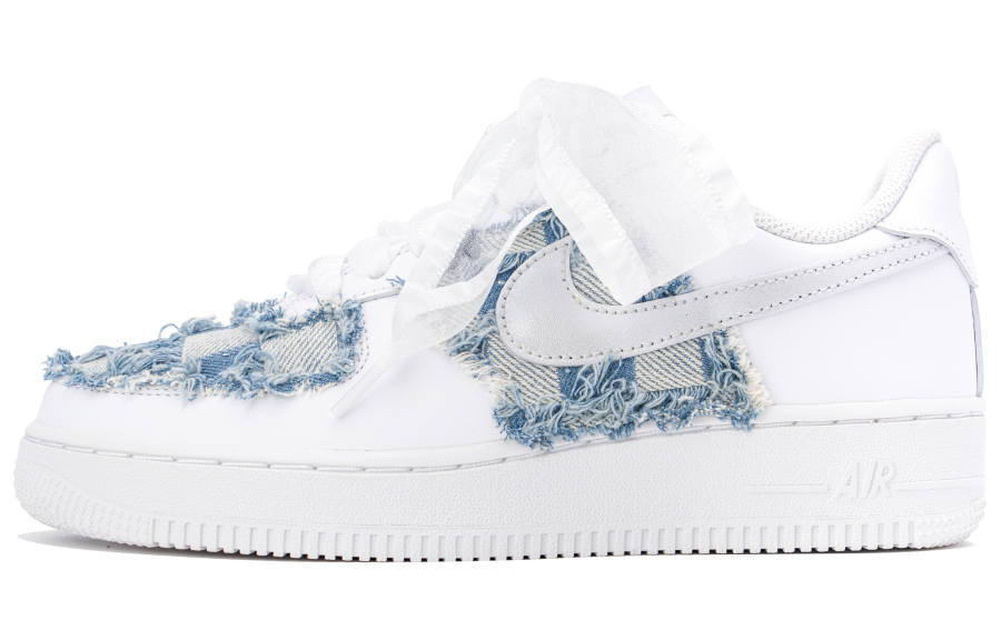 Nike Nike Air Force 1 Skateboard Shoes Women's Low Top White/Blue
