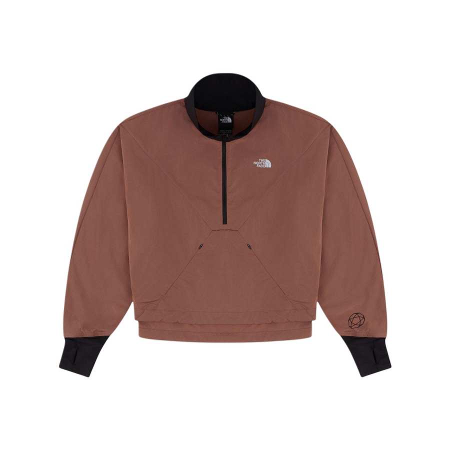 THE NORTH FACE Sun Protection Clothing Women's NM7/Lacquer Wood Red Stand Collar Moderate