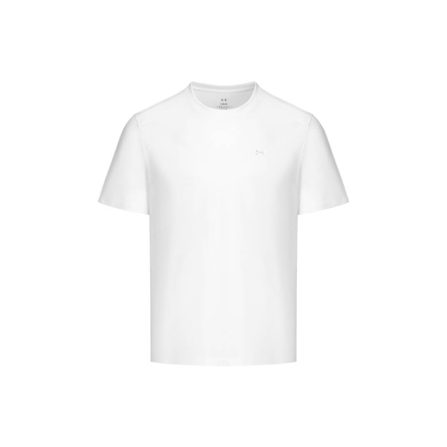 Under Armour Bouncy Quick Dry T Shirts Men's White 100 Crew Neck