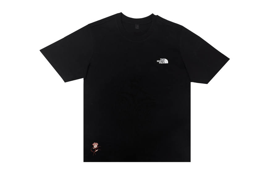 THE NORTH FACE Basic T Shirts Unisex Thorn Rose Crew Neck Moderate