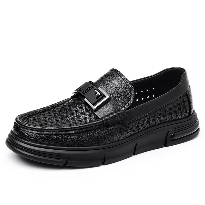 PEHL Men's Casual Shoes Men's Low Top Black