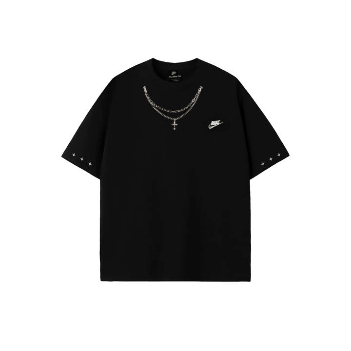 Nike Nike Sportswear Club T Shirts Unisex Black Crew Neck Moderate Other