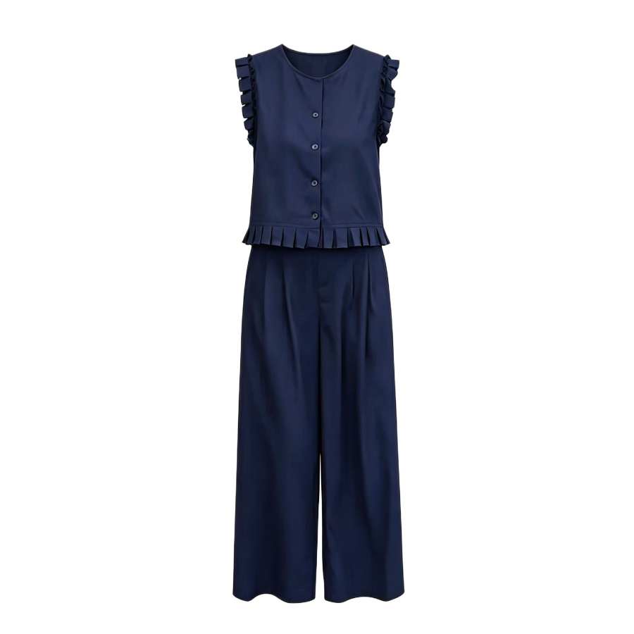 Sugarfunk Sugarfunk Casual Suits Women's Crew Neck Thin