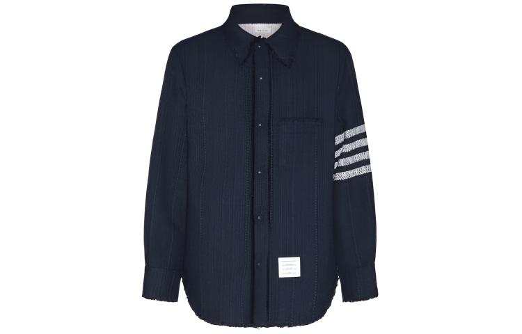 THOM BROWNE THOM BROWNE 4 Bar Stripe Shirt Jacket