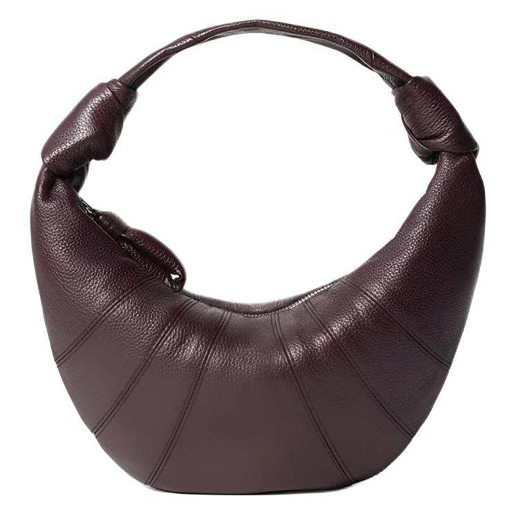 Lemaire Croissant Cow Leather Croissant Bag Handbag Mini Women's Tiramisu