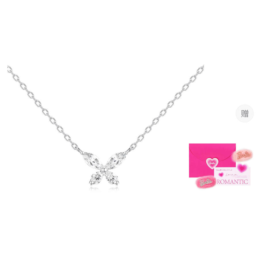 Barbie Crystal Necklaces Women's