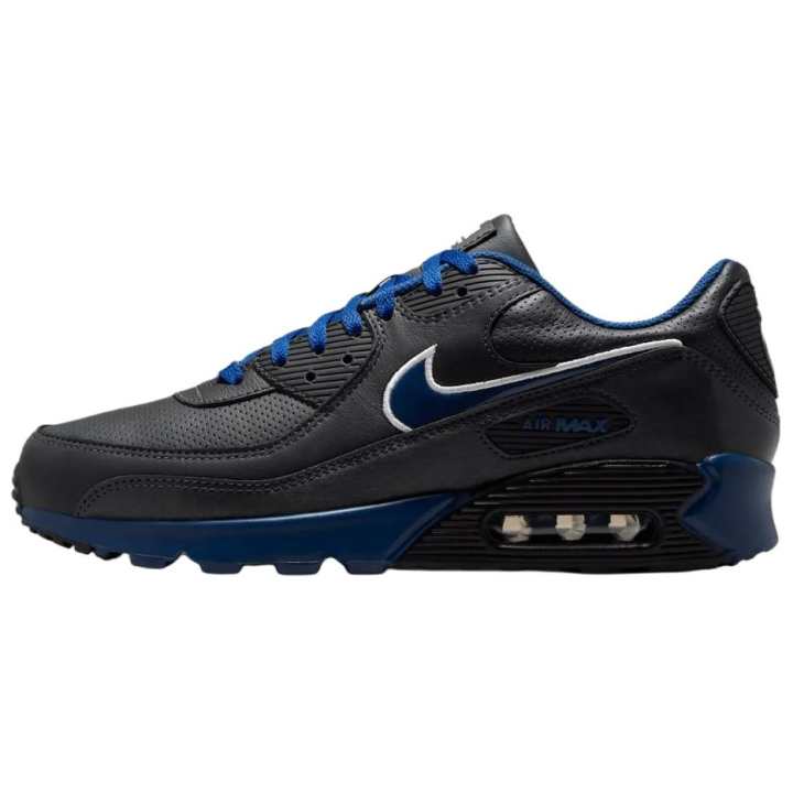 Nike Nike Air Max 90 Running Shoes Unisex Black Blue