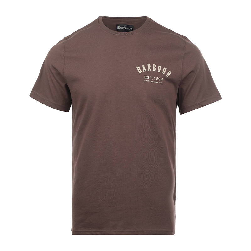 BARBOUR T Shirts Men's Dark Purple Crew Neck