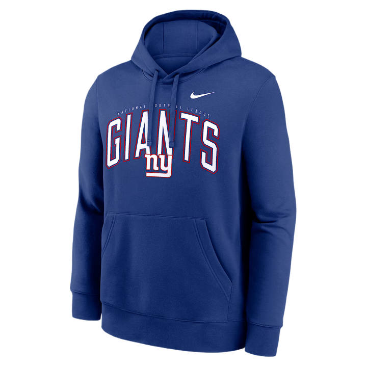 Nike Nike NFL Sweatshirts Men's Blue Hooded Non Detachable Moderate