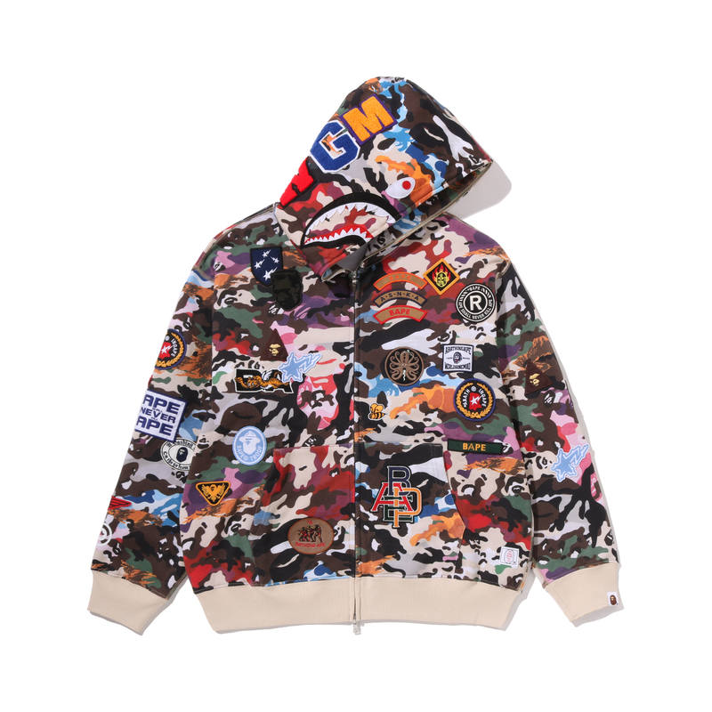 A BATHING APE FW26 Sweatshirts Unisex Multicolor Hooded Non Detachable Moderate Straight Fit