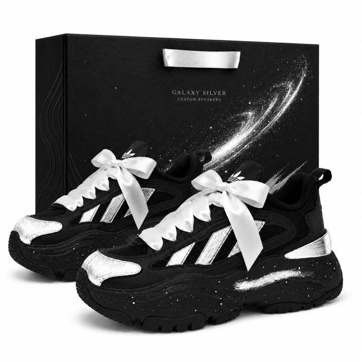 Adidas Adidas OZGAIA Chunky Sneakers Unisex Low Top Silver
