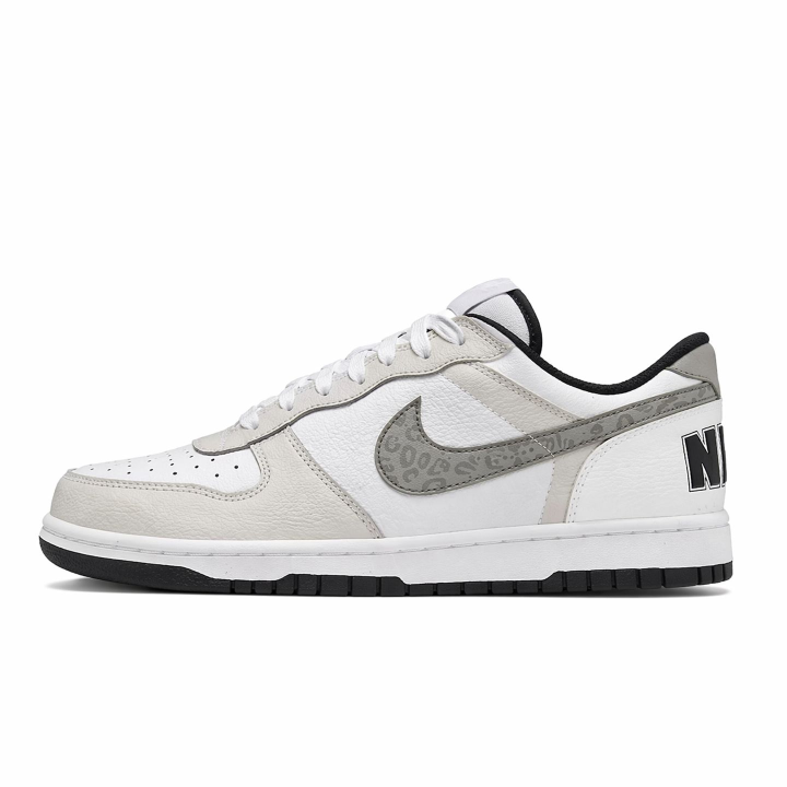 Nike Nike Big Skateboard Shoes Men's Low Top Beige/White