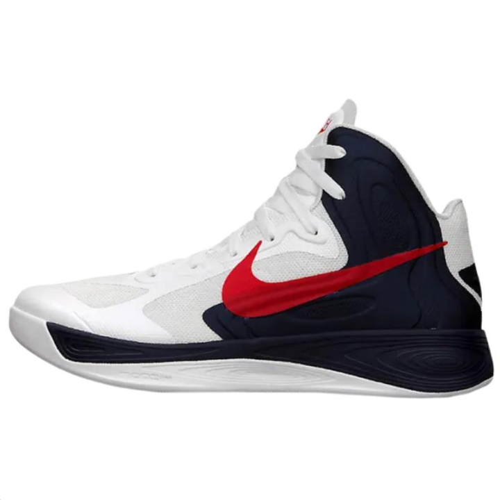 Nike Nike Hyperfuse 2012 Basketball Shoes Men's White Blue Red