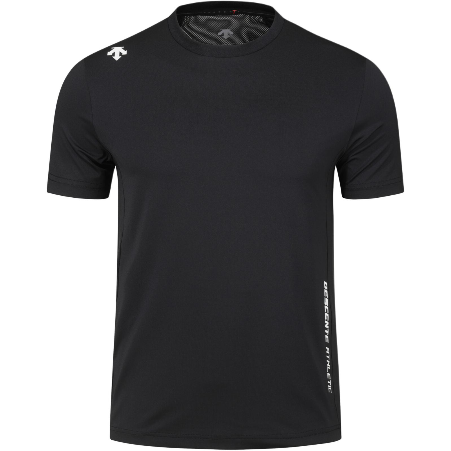 DESCENTE Quick Dry T Shirts Unisex Crew Neck Moderate