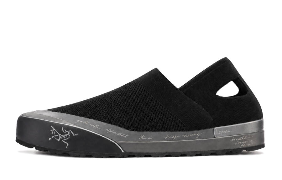Arcteryx KRAGG Casual Shoes Men's Low Top Black Silver Gray
