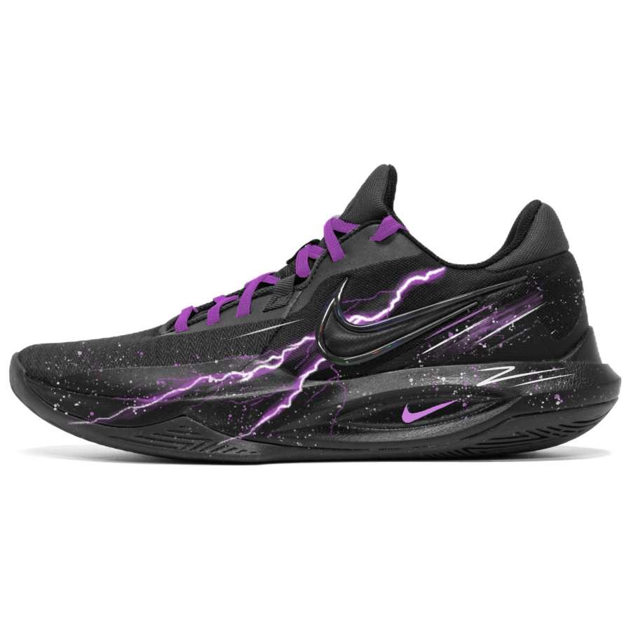 Nike Nike Precision 6 Basketball Shoes Men's Low Top Black/Purple