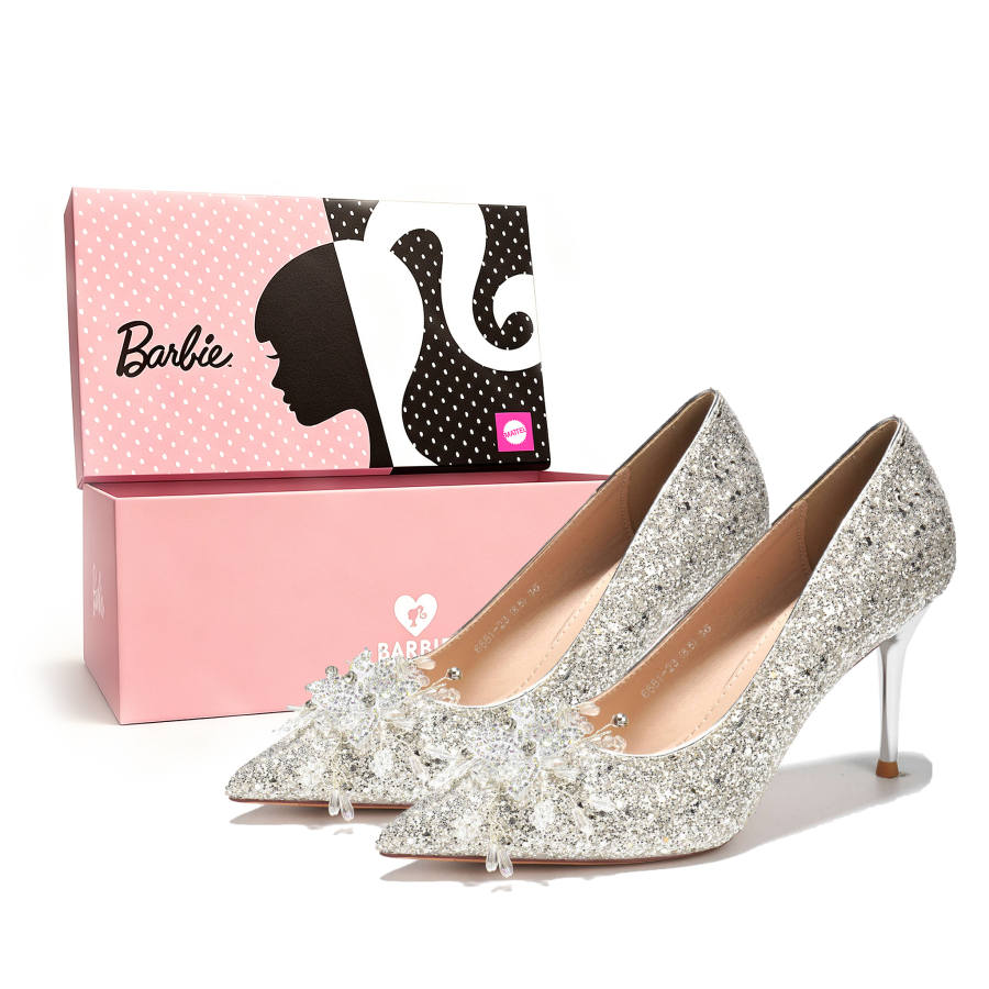Barbie High Heels Women's Mercury/Silver/Champagne