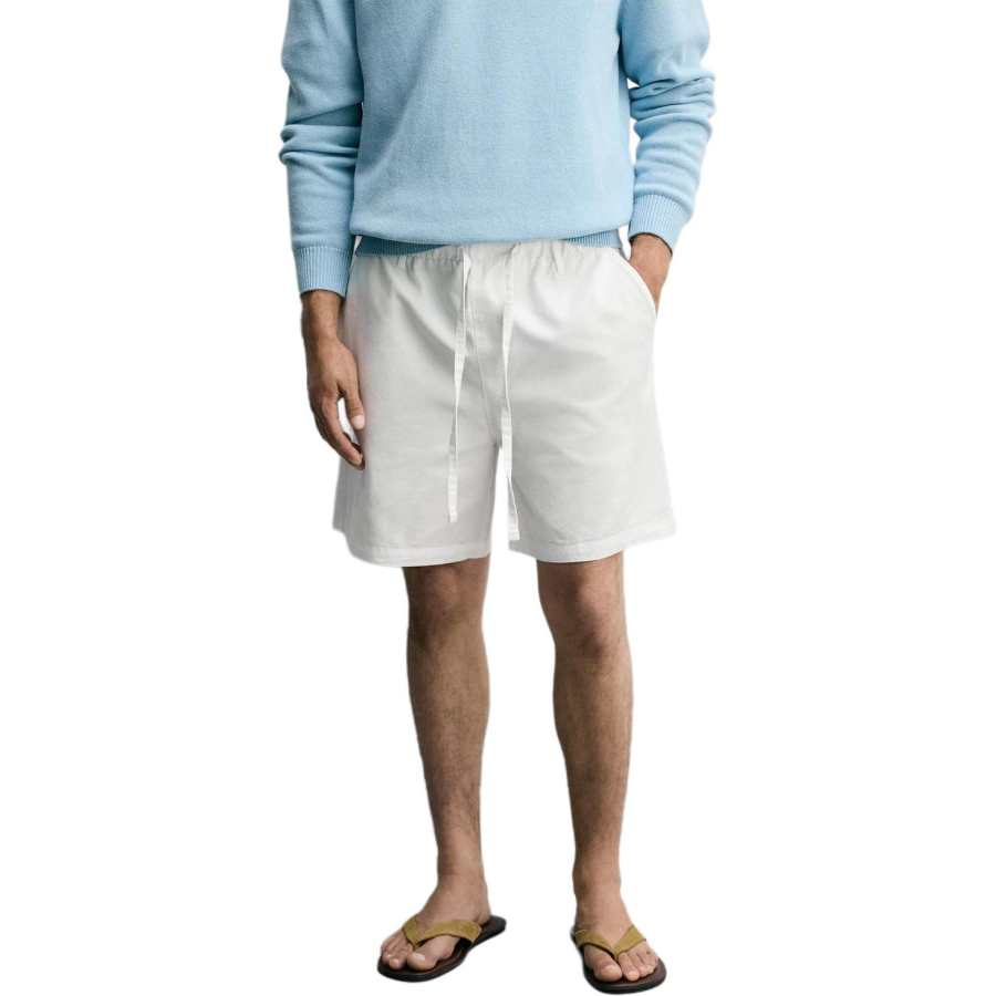 ZARA Casual Shorts Men's Frosted White