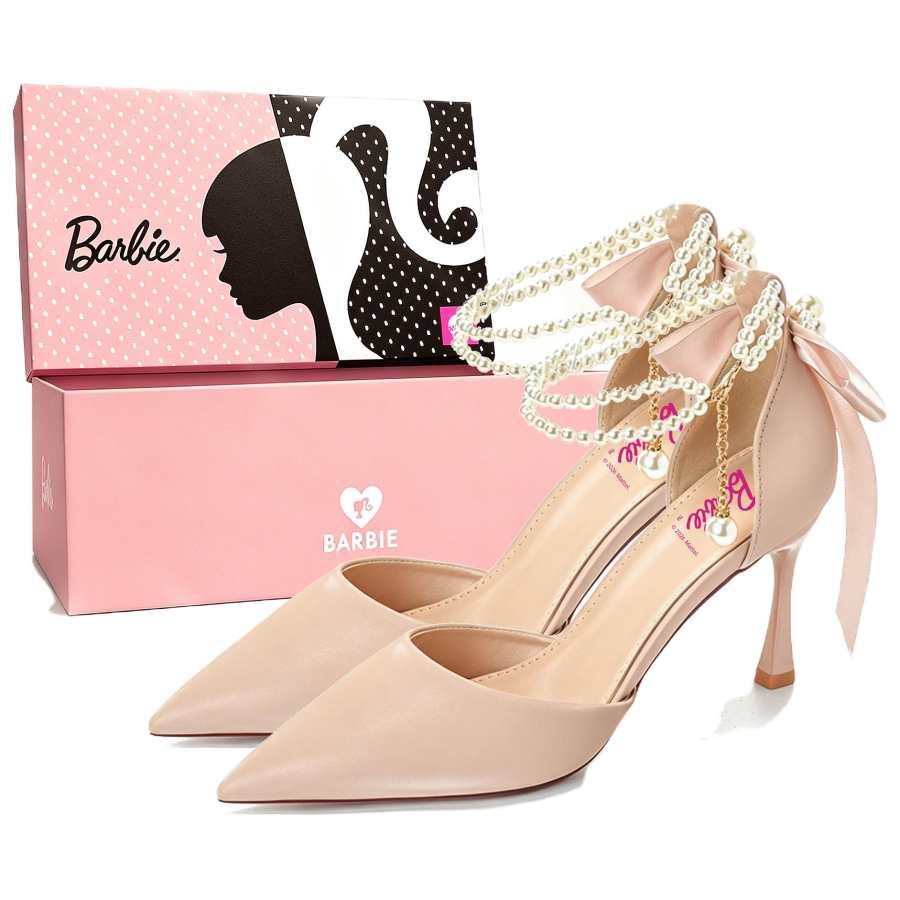 Barbie High Heels Women's Nude/Black/Ecru