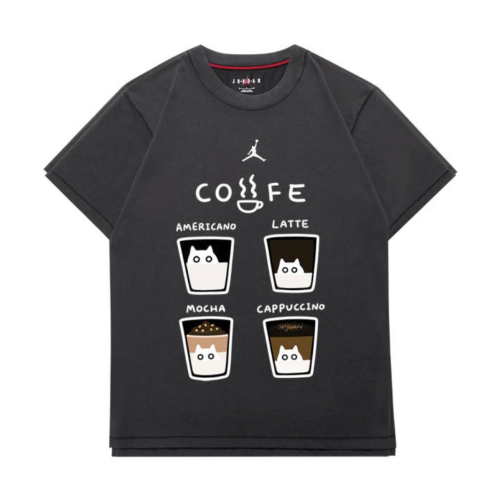 Jordan Jordan DIR FIT T Shirts Unisex Dark Gray Crew Neck Moderate