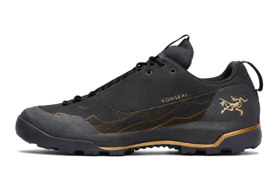 Arcteryx KONSEAL Mountaineering & Hiking Shoes Men's Low Top Black/Gold