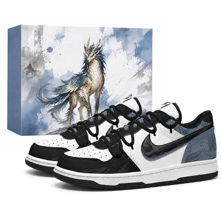 Nike Nike Big Skateboard Shoes Unisex Low Top Black, Blue