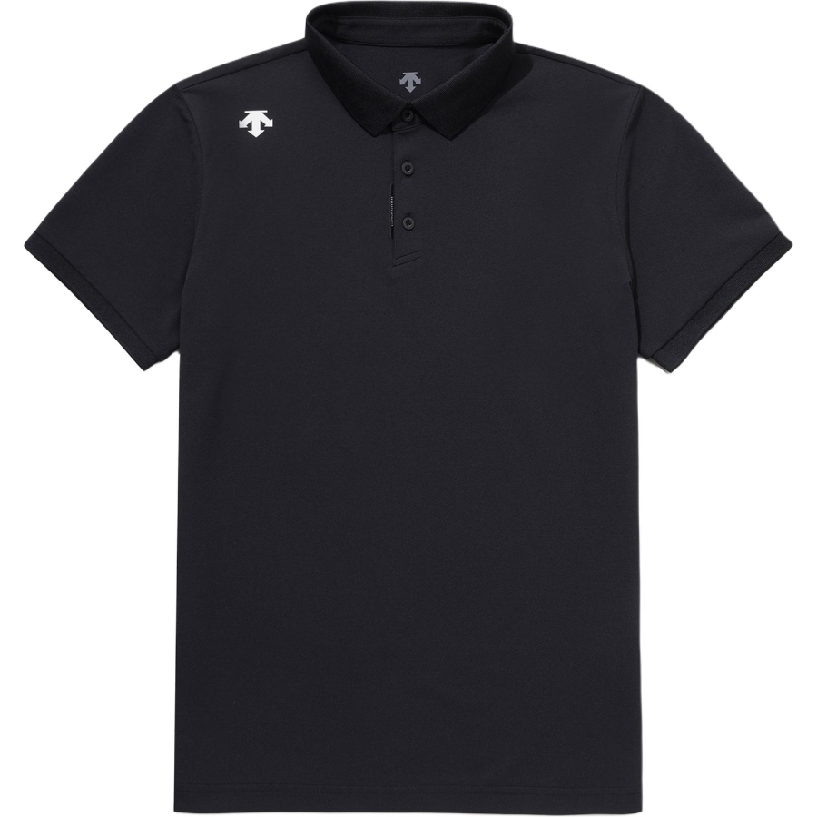 DESCENTE Polo Shirts Unisex Polo Collar Moderate