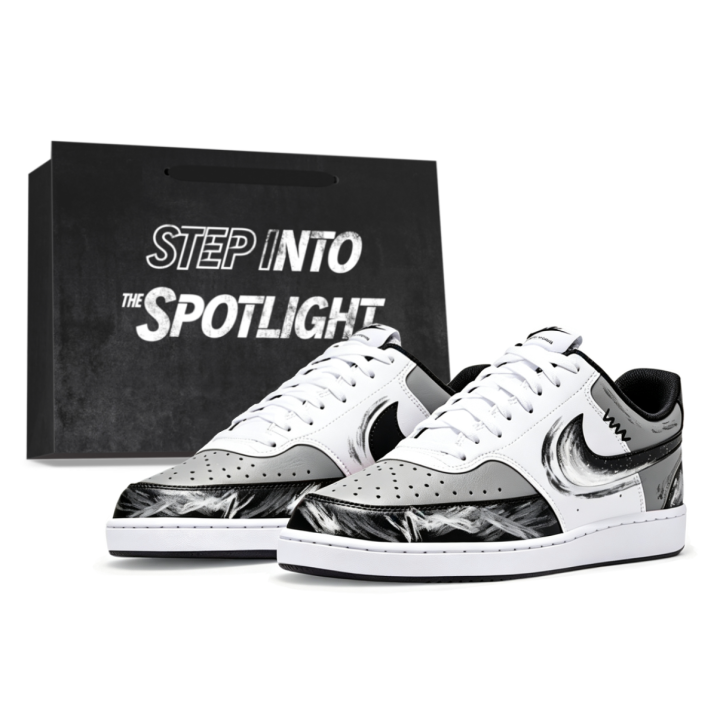 Nike Nike Court Vision Low Skateboard Shoes Men's Low Top Gray