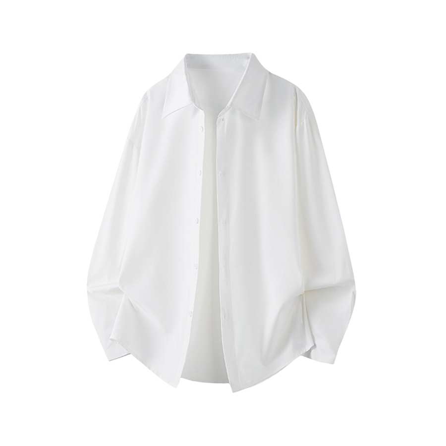 GWAF Shirts Unisex Lapel Thin Straight Fit