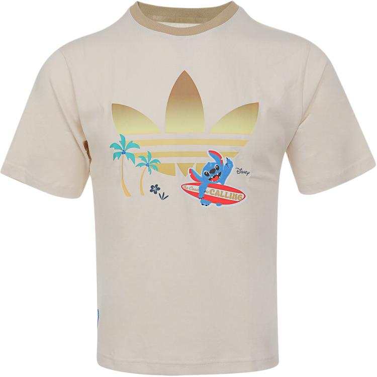 Adidas Originals Kids T Shirts Crew Neck Moderate