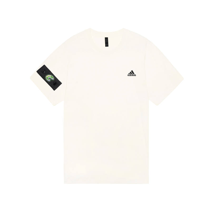 Adidas Adidas MUST HAVES T Shirts Unisex Ecru Crew Neck Moderate