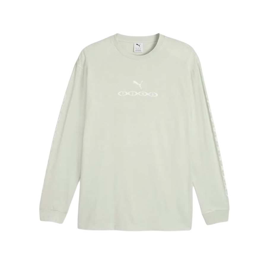 PUMA T Shirts Men's Mint Cream 29 Crew Neck Moderate