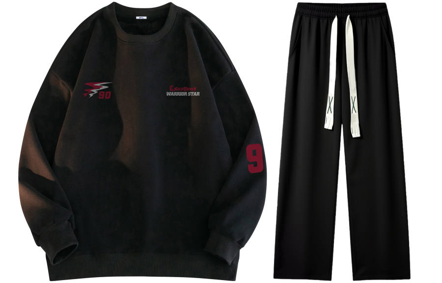 WARRIOR Warrior Huichao Riding The Wind Collection Sweatshirt Set Unisex