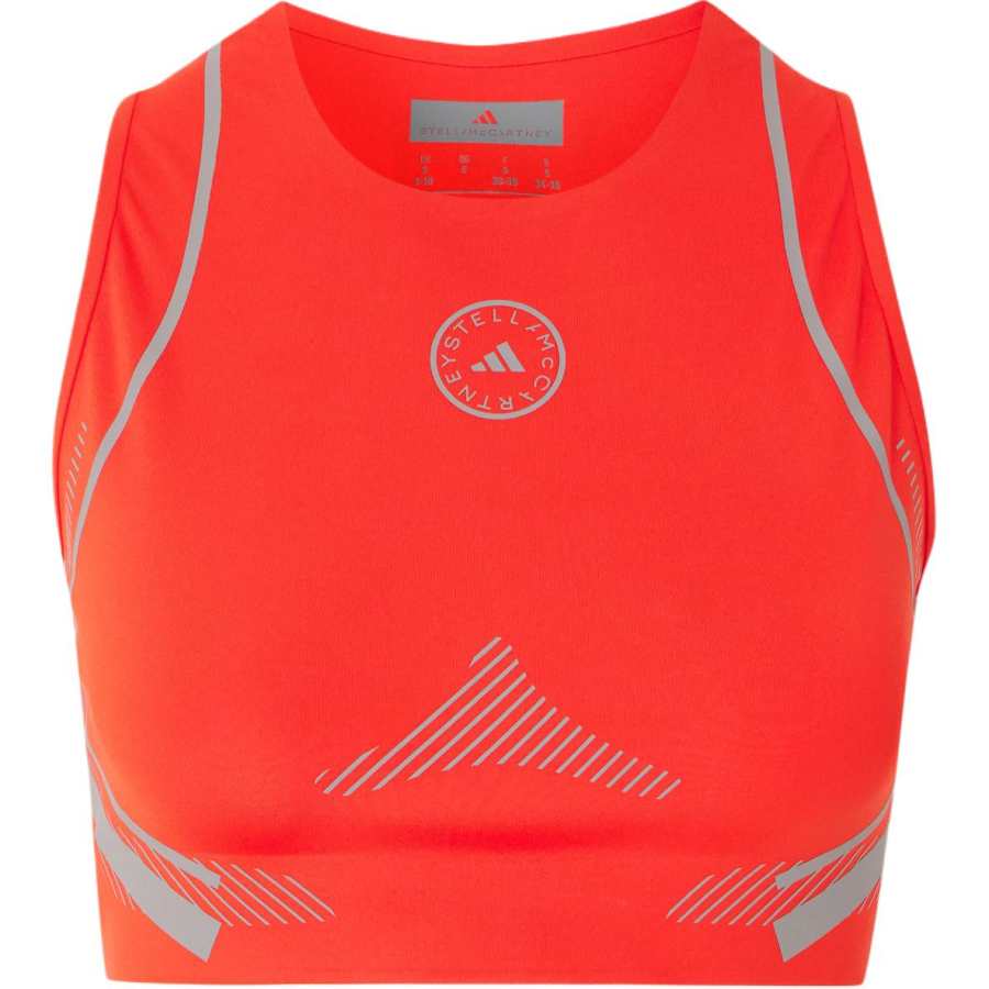 Adidas Adidas X Stella McCartney Collaboration Collection Running Tank Tops Women's Orange