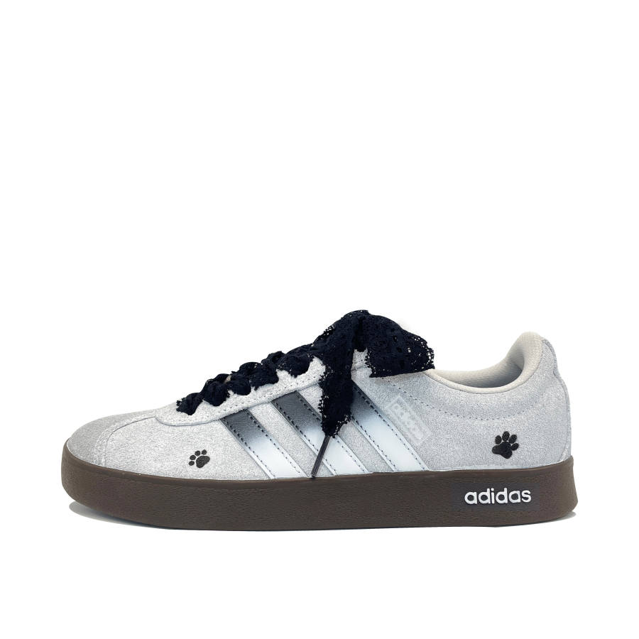 Adidas Adidas VL COURT 2.0 German Army Trainers Unisex Low Top Black/Gray