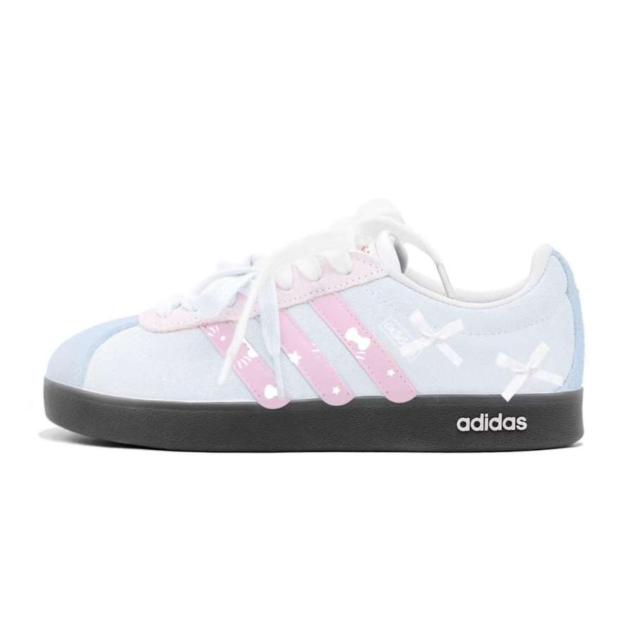 Adidas Adidas VL COURT 2.0 German Army Trainers Women's Low Top Blue/Pink