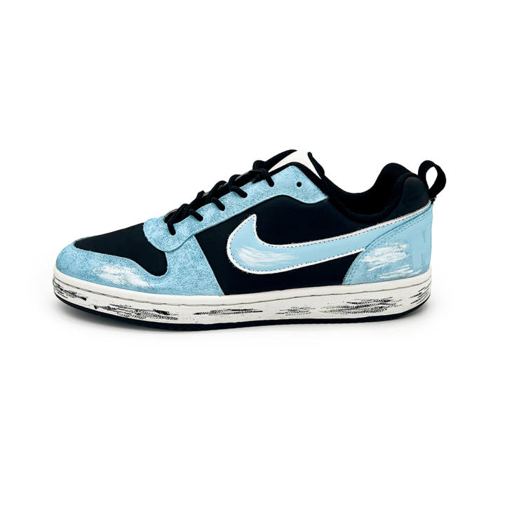 Nike Nike Court Borough Skateboard Shoes Unisex Low Top Black White