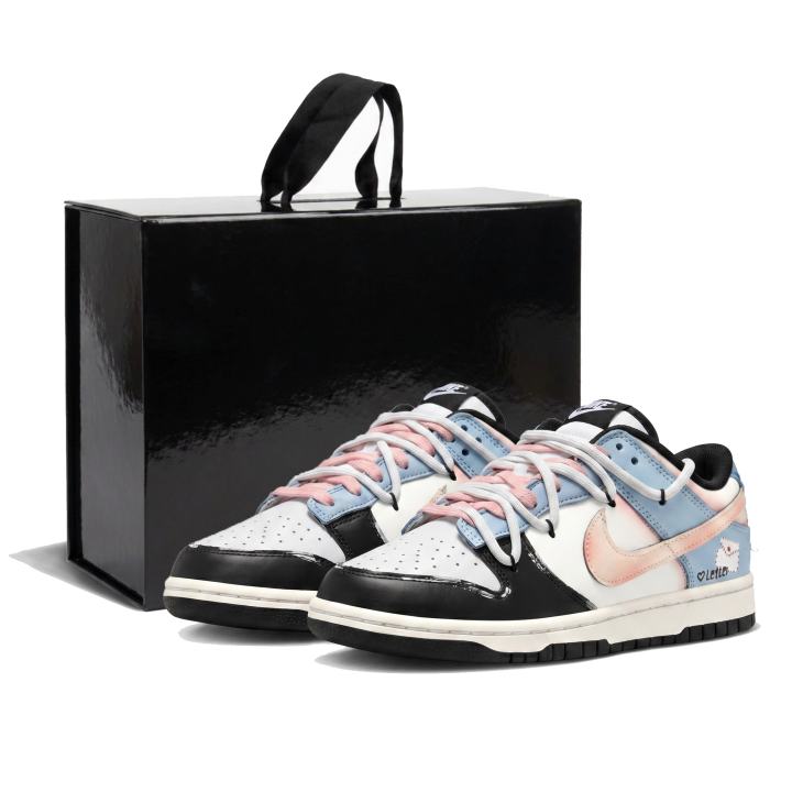 Nike Nike Dunk Skateboard Shoes Unisex Low Top Brown Black White