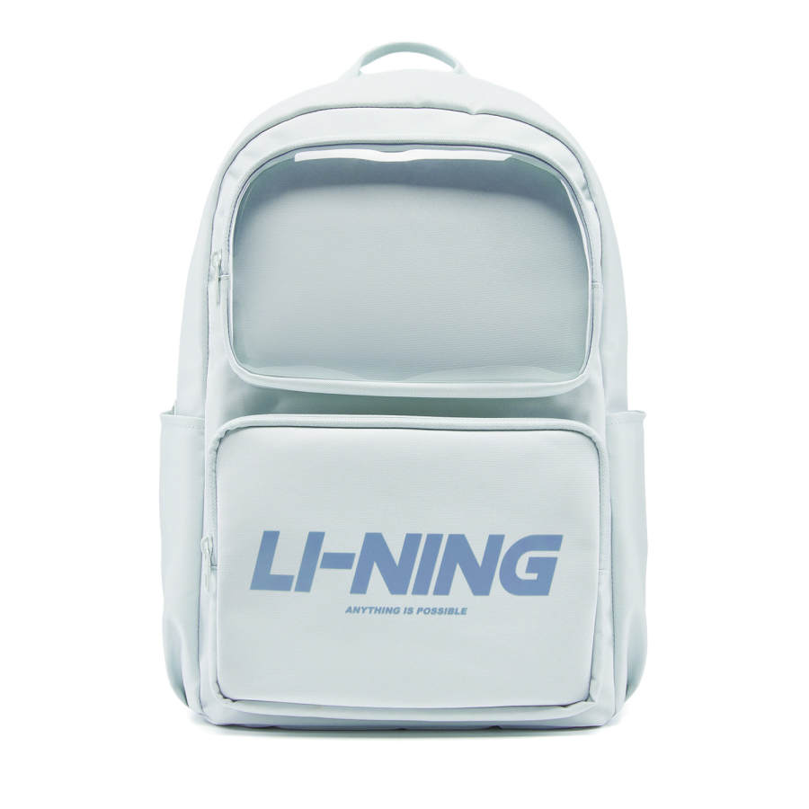 Li-Ning Li Ning Sports Life Collection Backpacks Gray Blue
