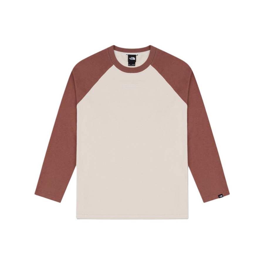 THE NORTH FACE T Shirts Men's T5X/Dune White Crew Neck Moderate