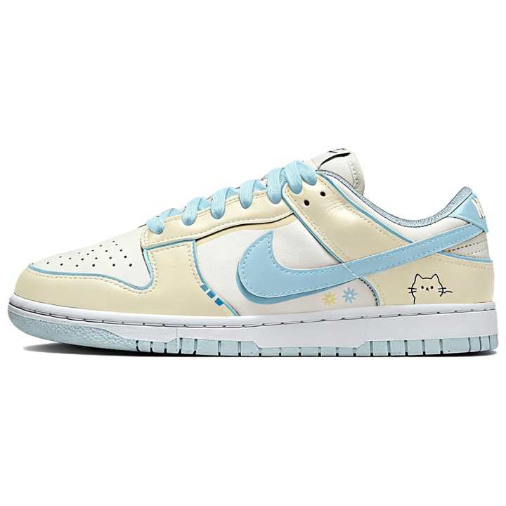 Nike Nike Dunk Skateboard Shoes Unisex Low Top Cream