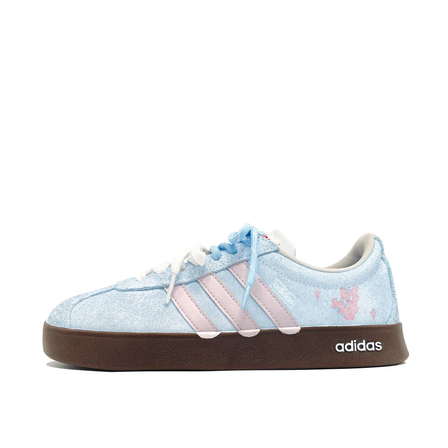 Adidas Adidas VL COURT 2.0 German Army Trainers Unisex Low Top Blue/Pink
