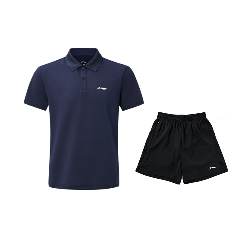 Li-Ning Li Ning Badminton Collection Casual Sportswear Men's Polo Collar Moderate