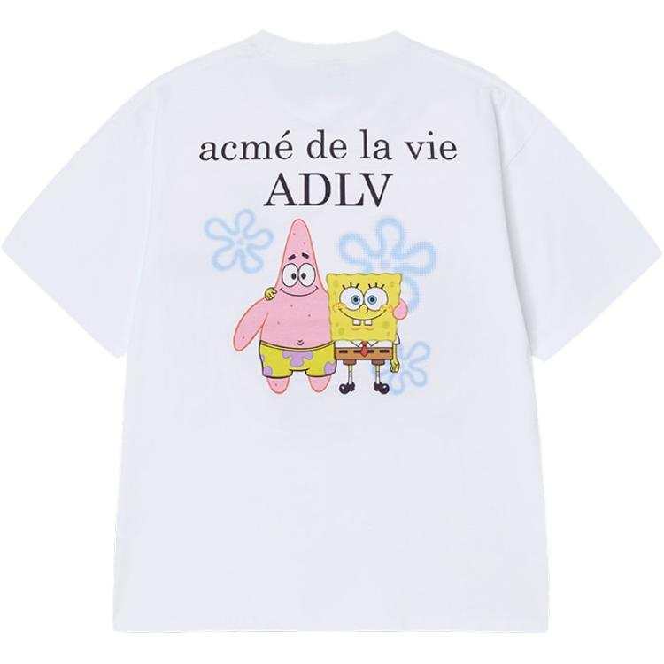 Acme De La Vie T Shirts Unisex White Crew Neck Moderate