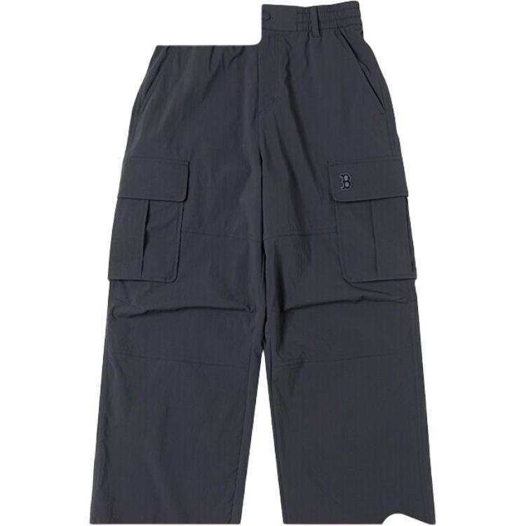 MLB MLB Casual Pants Unisex Black Moderate Wide Leg Pants