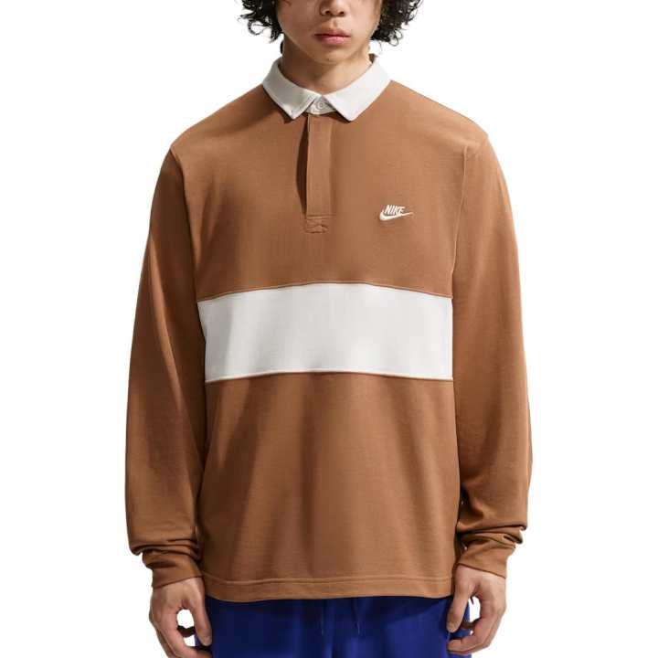Nike Nike Sportswear Club Polo Shirts Men's El Brown/Phantom/Phantom/Phantom Polo Collar Moderate