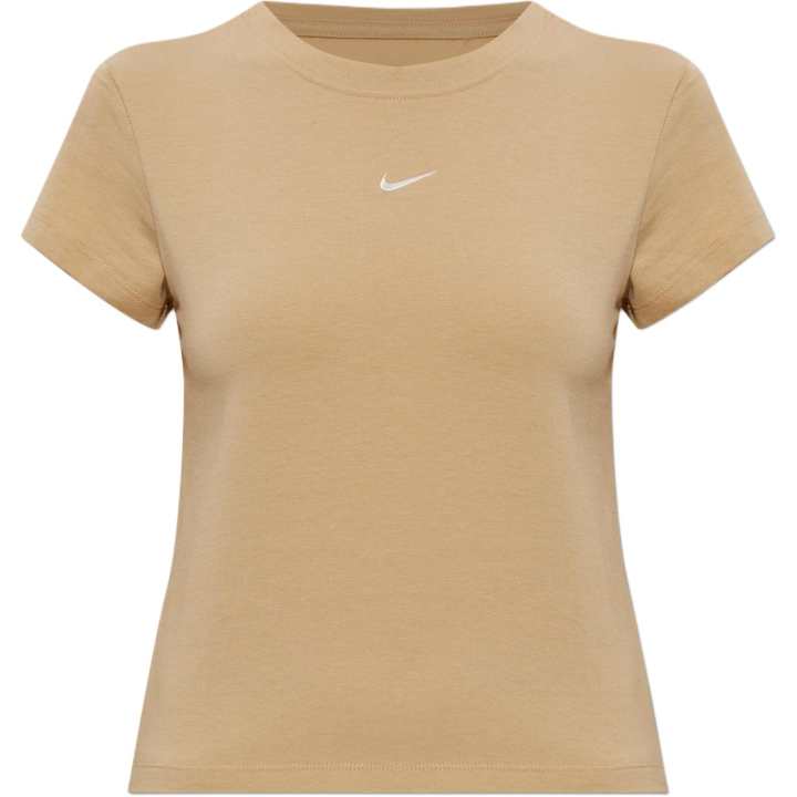 Nike Nike T Shirts Women's Beige Crew Neck