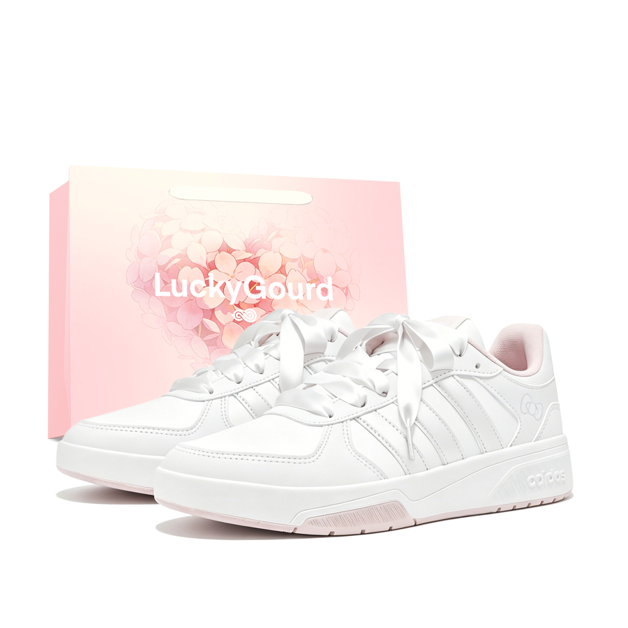 Adidas Adidas COURTBEAT Skateboard Shoes Women's Low Top Silver