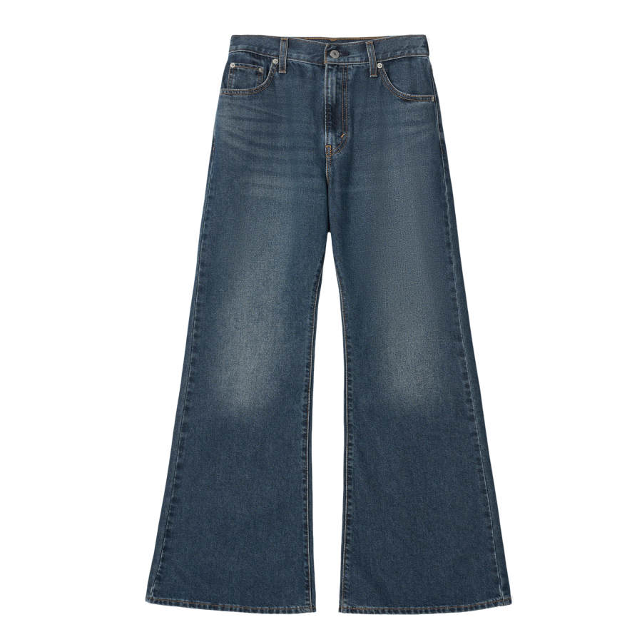 Levis Levis Jeans Women's Dark Blue Moderate Flared Pants